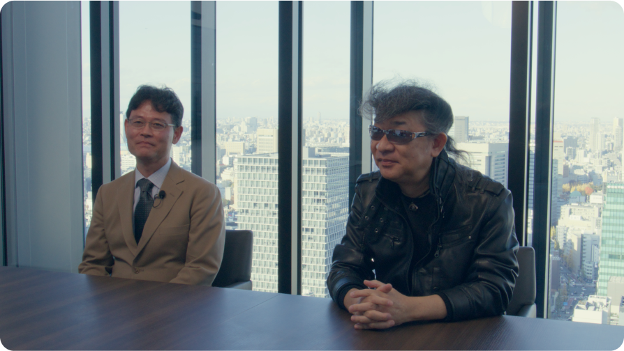 施策テーマ「生物多様性と農業生産を脅かす侵略的外来種の根絶技術の開発」について語る森 幸子さん 松本 英昭さん