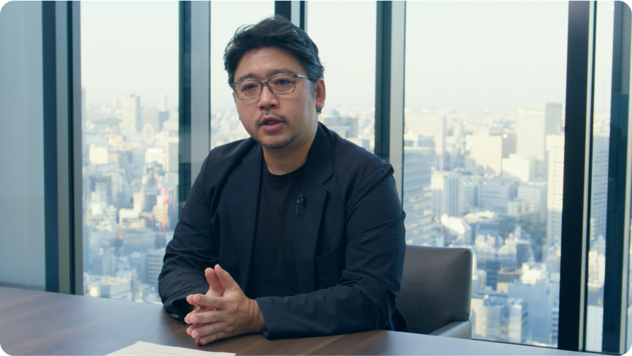 課題テーマ「マテリアル事業化イノベーション・育成エコシステムの構築」について語る木場 祥介さん